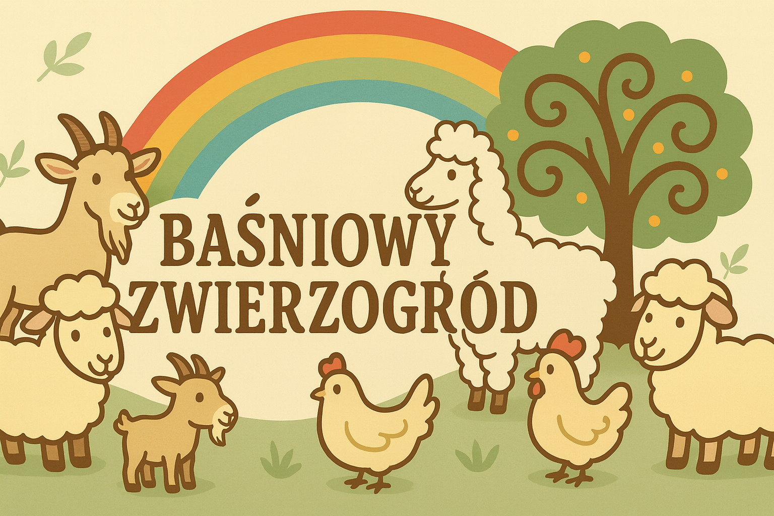 Baśniowy Zwierzogród - magiczne zoo z tęczą i zwierzętami